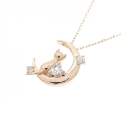 K10PG Mặt trăng × Mèo Dây chuyền đá màu - Hàng hiệu Chính hãng 857757