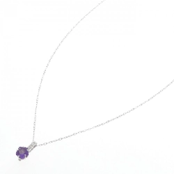 K18WG Mặt dây chuyền Amethyst - Hàng hiệu Authentic 863181