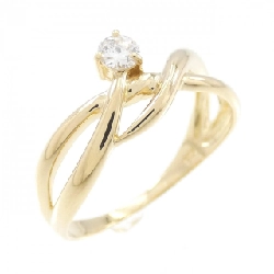 Nhẫn kim cương K18YG 0.10CT