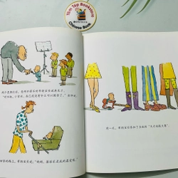 Set sách tranh tiếng Trung ít chữ cho bé 479451