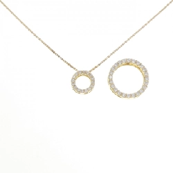 K18YG 2WAY Dây chuyền kim cương 0.33CT - Hàng hiệu Chính hãng 847737