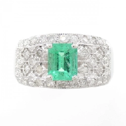 Nhẫn Emerald PT900 0.915CT - Hàng hiệu Chính hãng 849724