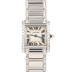 Cartier Tank Française SM WG/D・Bracelet Half D WE1002SC WG Quartz - Hàng hiệu Chính hãng
