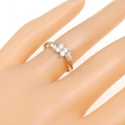 Nhẫn kim cương hoa K18PG 0.30CT 673079