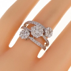 Nhẫn kim cương 750WG 1.16CT - Hàng hiệu Authentic 856861