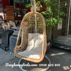 Ghế xích đu mây caro 754728