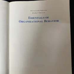 Essentials of Organizational Behavior-Global Edition 1038063