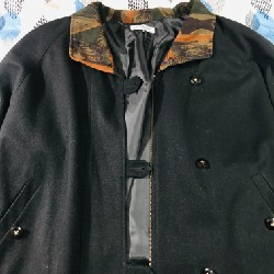 Áo khoác dạ nam hoạ tiết funky size S 883