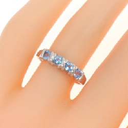 Nhẫn Blue Topaz K18WG 669384