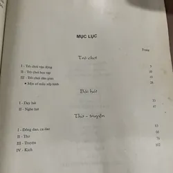 Tuyển tập TRÒ CHƠI, BÀI HÁT THƠ TRUYỆN MẪU GIÁO 5 - 6 Tuồi - Khổ lớn  689821