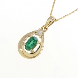 Dây chuyền ngọc lục bảo 750YG/K18YG - Hàng hiệu Authentic 858691