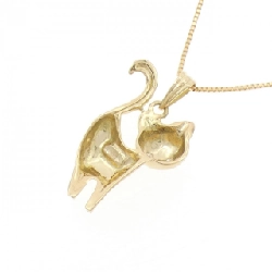 K18YG Mèo Kim Cương Dây Chuyền 0.02CT - Hàng hiệu Chính hãng 861803