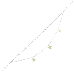 K18WG/K18YG Vòng tay sao - Hàng hiệu Authentic