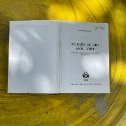 TỪ ĐIỂN CƠ KHÍ ANH- VIỆT - NGUYỄN HẠNH 731546