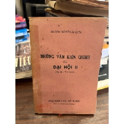 Những văn kiện chính của Đại hội II- Nguyễn Ái Quốc