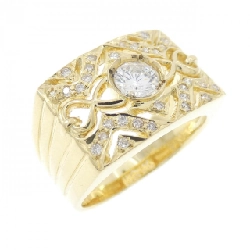 Nhẫn kim cương K18YG 0.402CT - Hàng hiệu Authentic