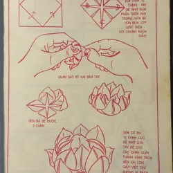 sách nghệ thuật xếp giấy origami Xb năm 1997 701595