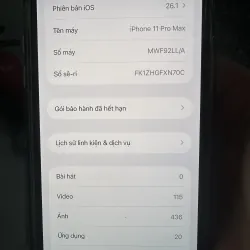 11prm màn gx full chức năng pin 100 64gb quốc tế icl sạch 3tr7 máy trần không fixx  757496