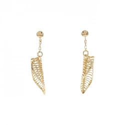 K18YG Bông tai - Hàng hiệu Authentic