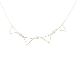 K10YG Ngọc trai Akoya Dây chuyền - Hàng hiệu Chính hãng