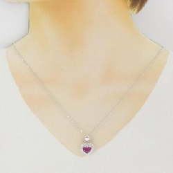 750WG/K18WG Mặt Dây Chuyền Hình Trái Tim Ruby 1.53CT - Hàng hiệu Chính Hãng 859428