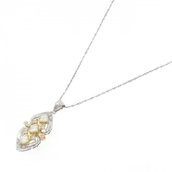 Dây chuyền kim cương PT900/K18YG/PT850 0.65CT - Hàng hiệu Chính hãng 857479