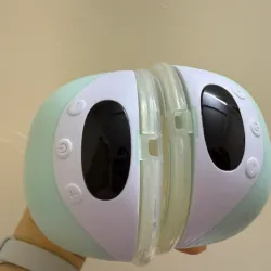 Máy hút sữa điện đôi MOOIMOM M3 hình bóng tròn màu xanh trắng 713984