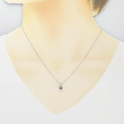 K18WG Garnet Necklace - Hàng hiệu Authentic 866639