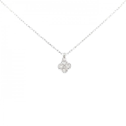 K18WG Dây chuyền kim cương 0.11CT - Hàng hiệu Authentic