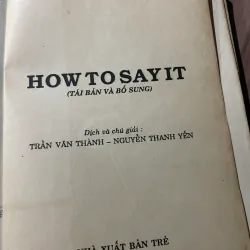 HOW TO SAY -  ITPHILIP BINHAM 674539