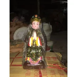 Tôn tượng Bà ngũ hành 5 màu 27cm đất nung đẹp - MÀU XANH 1004737