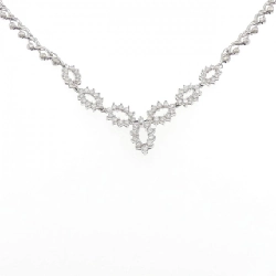 Dây chuyền kim cương PT900/PT850 2.51CT - Hàng hiệu Chính hãng