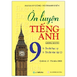 Ôn Luyện Tiếng Anh 9 (Không Đáp Án) - Chỉnh lý TB 2021 - Mai Lan Hương - Hà Thanh Uyên (2021) New 100% HCM.PO 32778