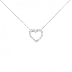 Ponte Vecchio Dây chuyền hình trái tim 0.38CT - Hàng hiệu Authentic