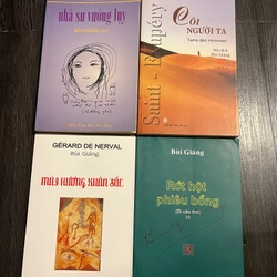 Combo 4 cuốn sách của Bùi Giáng 308898