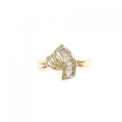 Nhẫn kim cương K18YG 0.25CT 671778