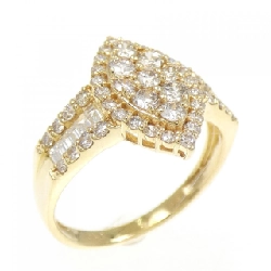 【Sản phẩm mới】Nhẫn kim cương K18YG 1.00CT