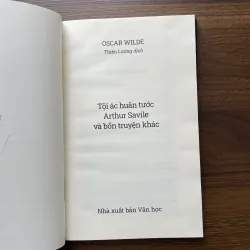 Tội ác huân tước Arthur Savile và bốn truyện khác - Oscar Wilde 975809