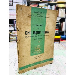 Luận đề về Chu Mạnh Trinh - Nguyễn Sỹ Tế 126476