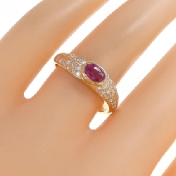 Nhẫn ruby K18YG 0.53CT 670680