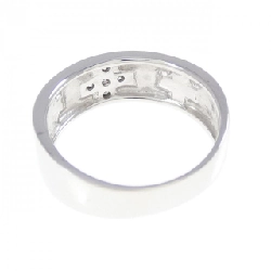 Nhẫn kim cương K18WG hình chữ thập 0.06CT 669401