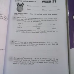 Thanh lý sách Toán Olympic Maths Trainer 4-5-6 (3 cuốn) 732682