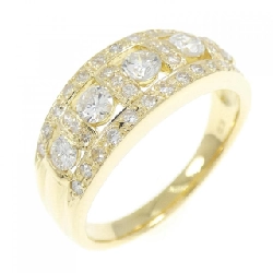 Nhẫn kim cương K18YG 0.801CT