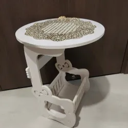 BÀN TRÒN DECOR  ĐẦU GƯỜNG PHÒNG KHÁCH 1004984