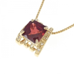 K18YG Garnet Necklace - Hàng hiệu Authentic 859235