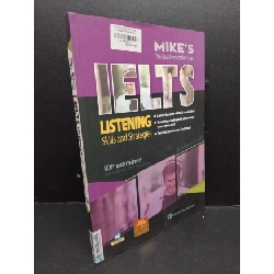 (TẶNG BOOKMARK) IELTS listening Skills and Strategies 2018 mới 80% ố vàng RBK1906 Mike Wattie SÁCH HỌC NGOẠI NGỮ