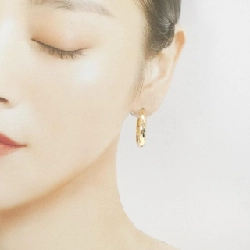 K18YG Bông tai - Hàng hiệu Chính hãng 868101