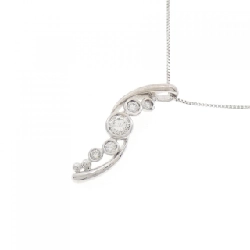 K18WG Dây chuyền kim cương 0.22CT - Hàng hiệu Chính hãng 860787