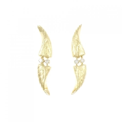 Bông tai kim cương Mikimoto 0.12CT - Hàng hiệu Chính hãng