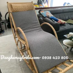 Ghế thư giãn bập bênh 100% mây tự nhiên 718233